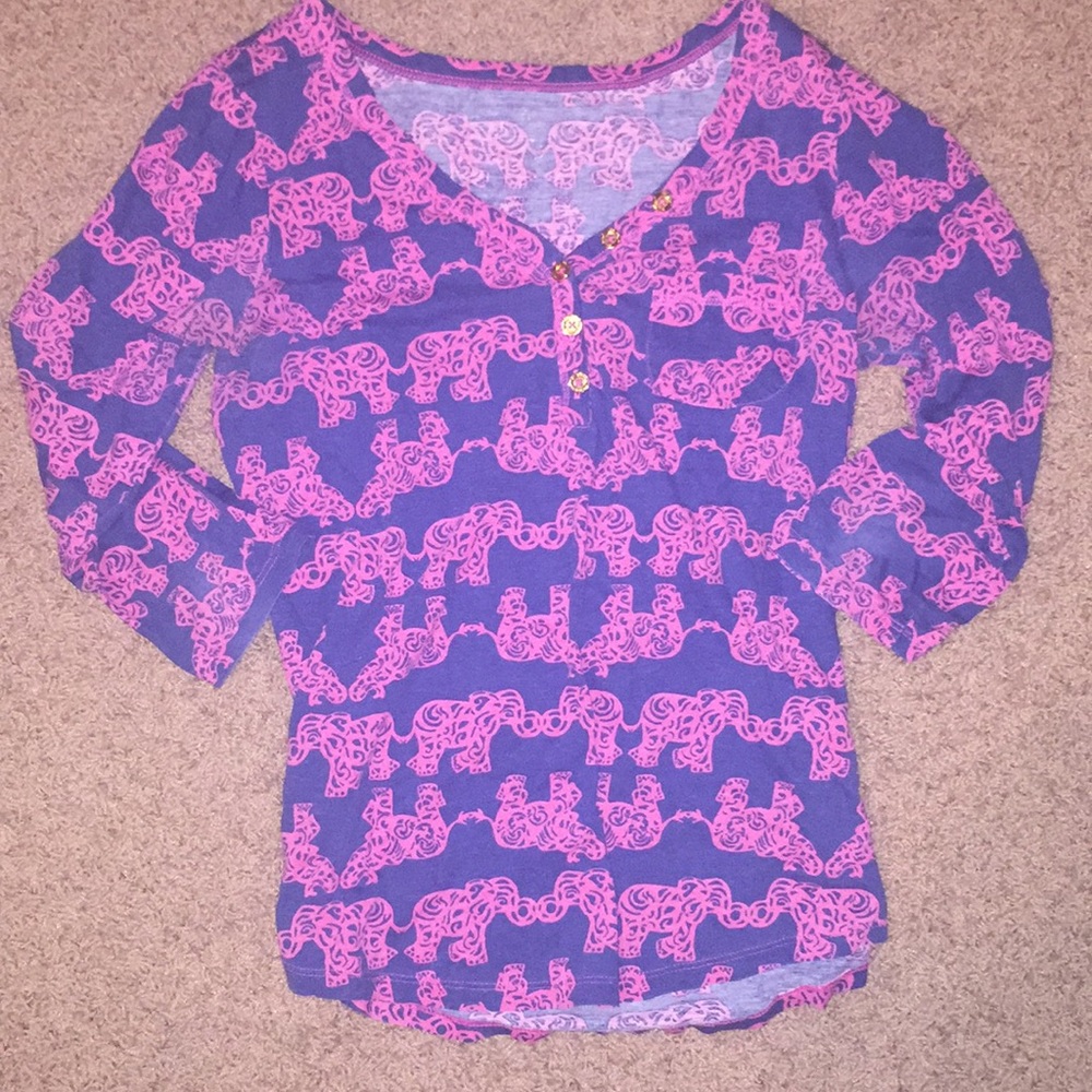 lilly pulitzer elephant shirt